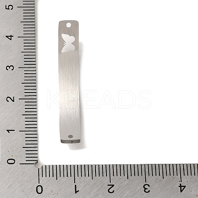 Tarnish Resistant 304 Stainless Steel Connector Charms X-STAS-R117-04P-1