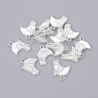 Tibetan Style Alloy Pendants X-K0P48021-1
