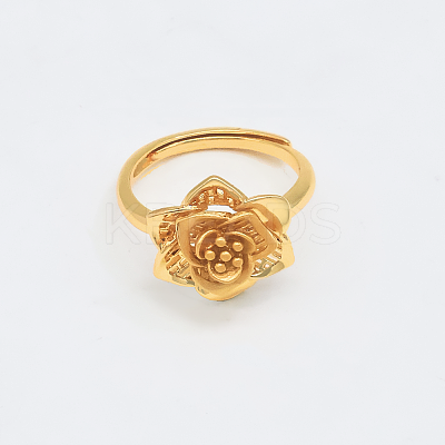Adjustable Brass Open Cuff Rings for Women JT1474-2-1