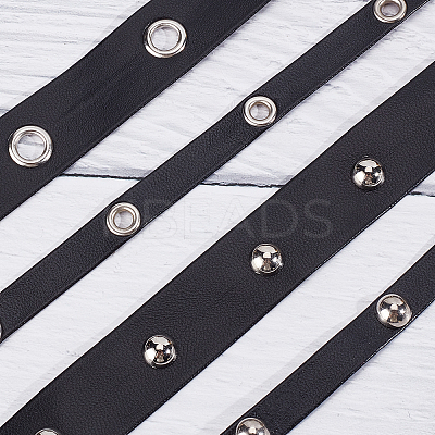 Flat Imitation Leather Cord WL-GF0001-11A-04-1