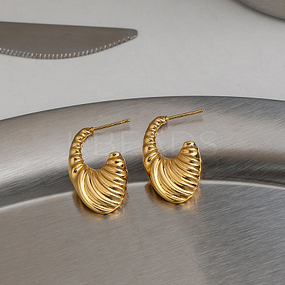 Geometric 304 Stainless Steel Stud Earrings for Women YH9196-1