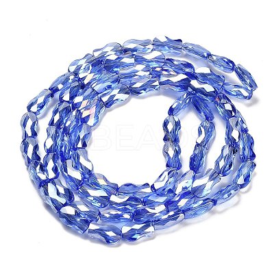 Electroplate Glass Beads Strands EGLA-P066-01A-AB05-1