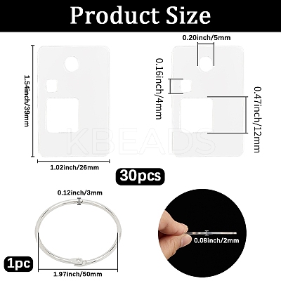3 Bags Acrylic Thread Winding Boards AJEW-GF0011-67B-1
