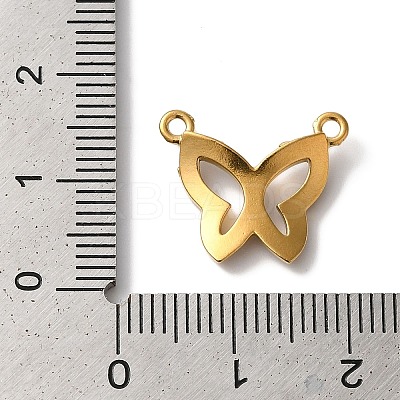 PVD Vacuum Plating 304 Stainless Steel Rhinestone Pendants STAS-L081-002G-01-1
