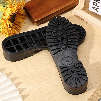 Anti Skid Synthetic Rubber Shoes Bottom Heel Sole FIND-WH0816-098B-1