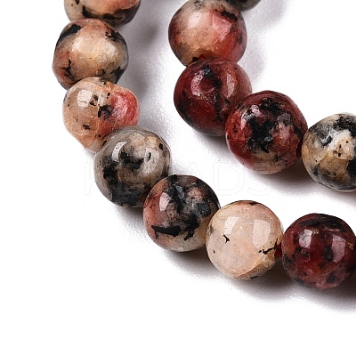 Dyed Natural White Jade Beads Strands G-T140-4mm-B06-1