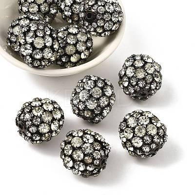 Brass Rhinestone Beads RB-J023-1