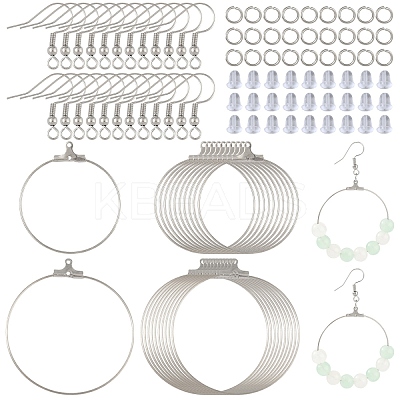 20Pcs 2 Styles 304 Stainless Steel Pendants STAS-YW0003-07-1