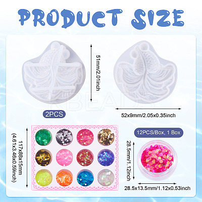 Fish DIY Silicone Molds DIY-TA0011-28C-1
