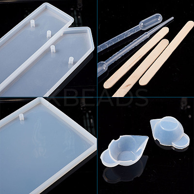 DIY Doorplate Silicone Mold Kits DIY-TA0008-32-1