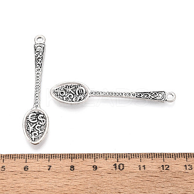 Tibetan Style Alloy Big Pendants TIBEP-T054-02AS-1