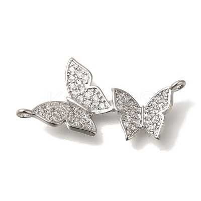 Brass Micro Pave Cubic Zirconia Pendants KK-K389-033P-1