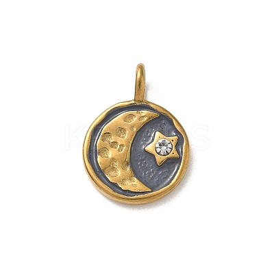 304 Stainless Steel Pendants LS-STAS-H243-06G-1