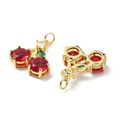 Cherry Brass Micro Pave Cubic Zirconia Pendants X-KK-L237-021G-01-1