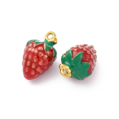 304 Stainless Steel Enamel Pendants STAS-B085-42G-03-1