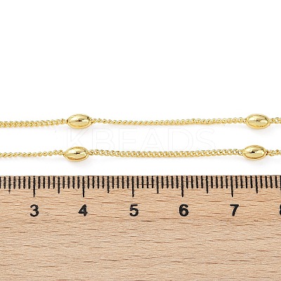 Brass Satellite Chains Necklace for Women NJEW-P265-17G-1