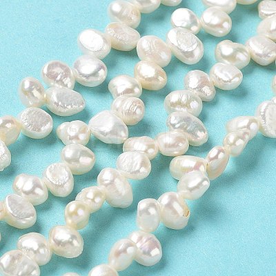 Natural Keshi Pearl Beads Strands PEAR-J007-52-1