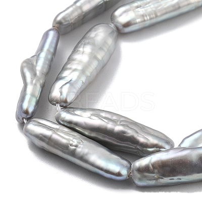 Natural Baroque Keshi Pearl Beads Strands PEAR-P064-05B-03B-1