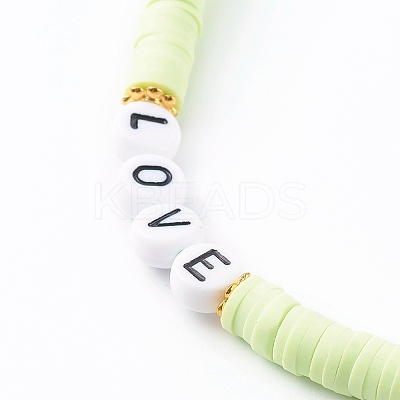Polymer Clay Heishi Beaded Mobile Straps HJEW-JM00464-02-1
