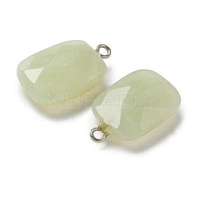 Natural Xiuyan Jade Pendants G-K385-09P-1