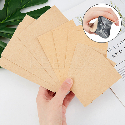Kraft Paper Open Top Sealable Bags AJEW-PH0017-53-1