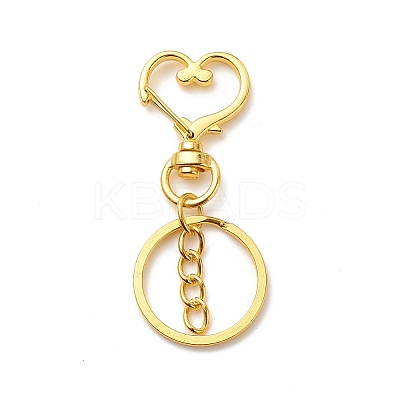 Alloy Swivel Keychain Clasps KEYC-JKC00329-01-1
