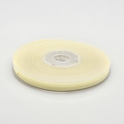 Polyester Velvet Ribbon for Gift Packing and Festival Decoration SRIB-M001-7mm-028-1
