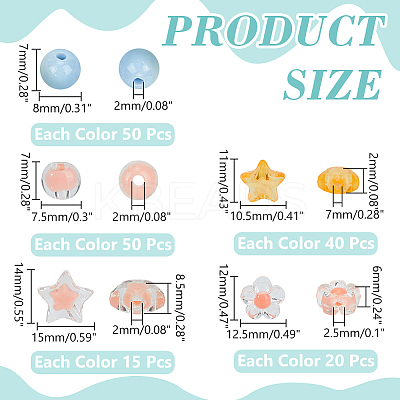 1050Pcs 30 Styles Transparent Acrylic Beads OACR-WR0001-04-1