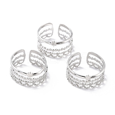 Tarnish Resistant 304 Stainless Steel Finger Rings RJEW-L102-35P-1