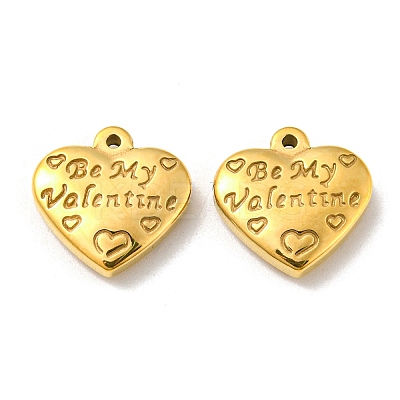 304 Stainless Steel Charms STAS-L022-026G-1