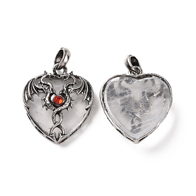 Natural Quartz Crystal Pendants G-A207-01AS-01-1