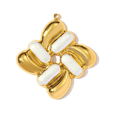 304 Stainless Steel Enamel Pendants STAS-OY002-89G-1