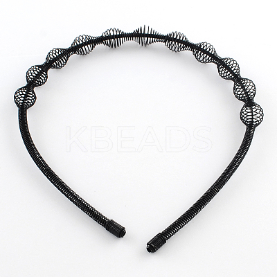 Hair Accessories Iron Hair Band Findings OHAR-Q043-12-1