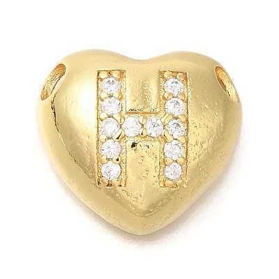 Rack Plating Brass Micro Pave Cubic Zirconia Pendants KK-I722-04G-H-1