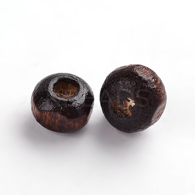 Dyed Natural Wood Beads WOOD-S614-1-LF-1