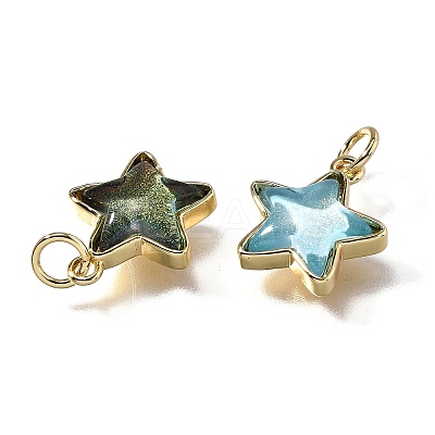 Brass Charms KK-Q043-01B-G-1