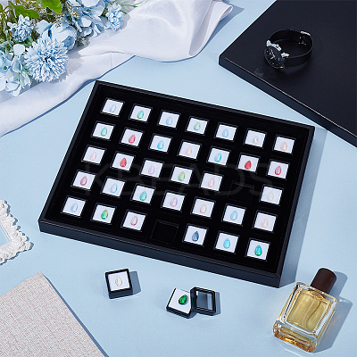 PU Leather Jewelry Trays CON-WH0086-161-1