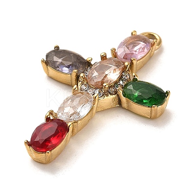 Real 18K Gold Plated 304 Stainless Steel Pendants LS-STAS-M331-01G-1