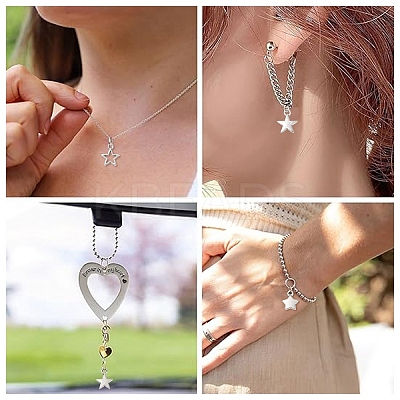 100Pcs 8 Styles Tibetan Style Alloy Pendants TIBE-YW0001-74-1