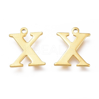 PVD Vacuum Plating  304 Stainless Steel Charms STAS-H112-X-G-1