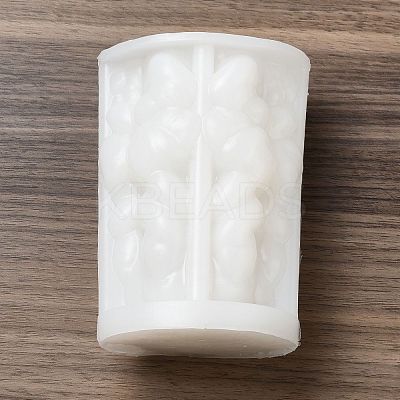 Embossed Pillar DIY Candle Silicone Molds CAND-B001-01-1