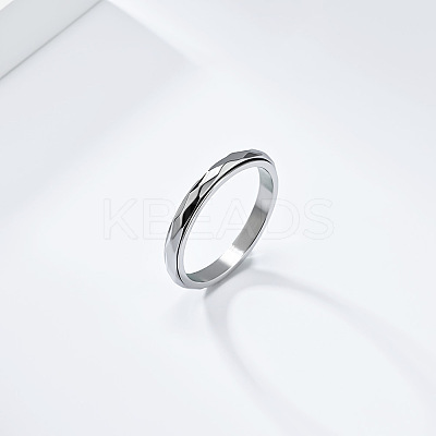 304 Stainless Steel Rotating Finger Rings FS-WGA316C-23-1