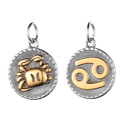 316 Surgical Stainless Steel Pendants STAS-S045-40-1
