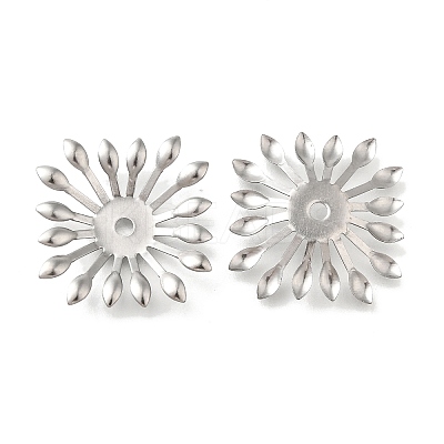 304 Stainless Steel Bead Caps STAS-B087-10H-P-1