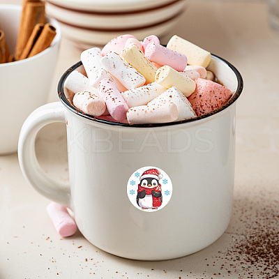 8Pcs Plastic Waterproof Self-Adhesive Picture Stickers DIY-WH0428-169-1