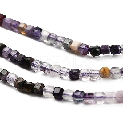 Natural Purple Fluorite Beads Strands LS-G-RM2025-32B-04-1