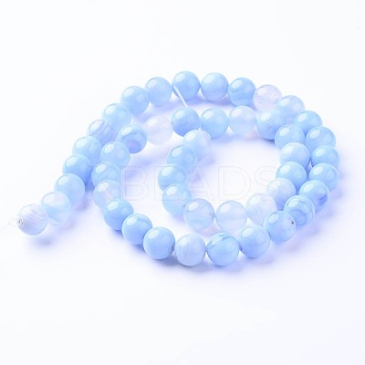 Natural Agate Beads Strands X-G-F315-4mm-01-1