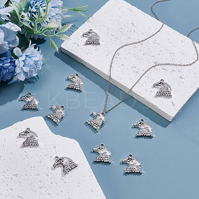 70Pcs Tibetan Style Zinc Alloy Pendants FIND-ME0002-45-1