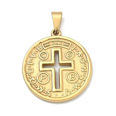 304 Stainless Steel Pendants STAS-F336-17G-1
