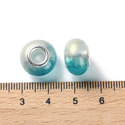 Two Tone Resin European Beads RESI-M001-02C-1